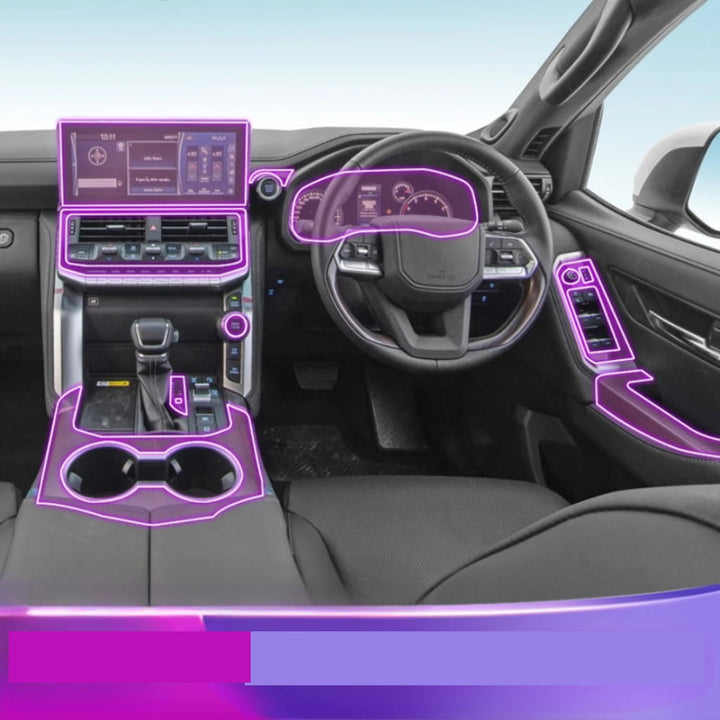 Toyota Land Cruiser LC300 Fj300 Interior PPF TPU Sheets - 2023-2024