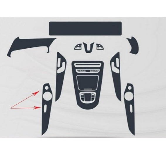 Mercedes Benz EQC Interior PPF TPU Sheets Model - 2021