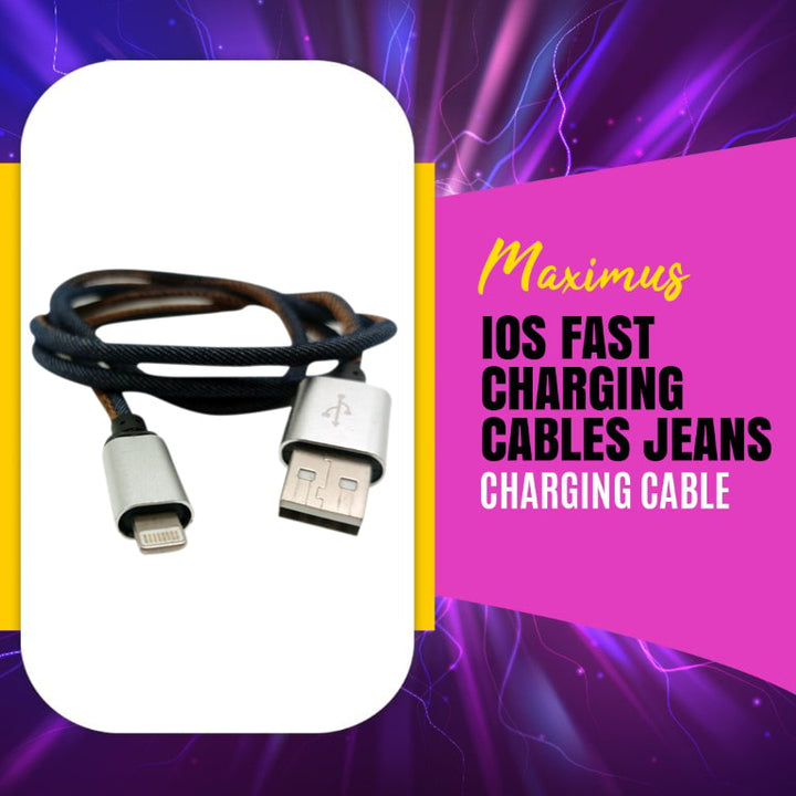 Maximus IOS Fast Charging cables Jeans - Multi