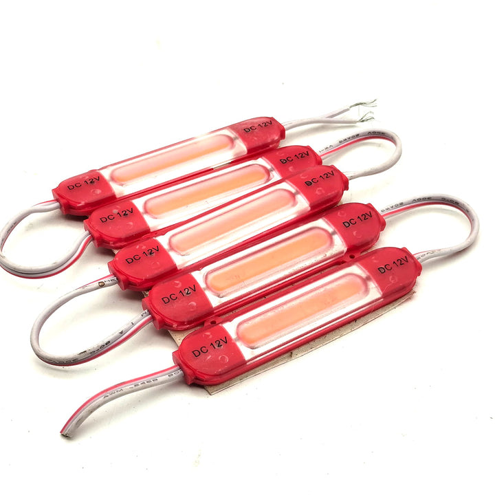 Slim Neon LED Module Light Red 5 Pcs