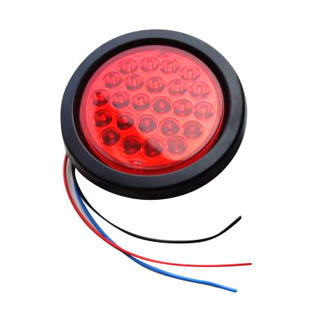 Bike Round Signal Reflector LED Tail Light 24V  Each