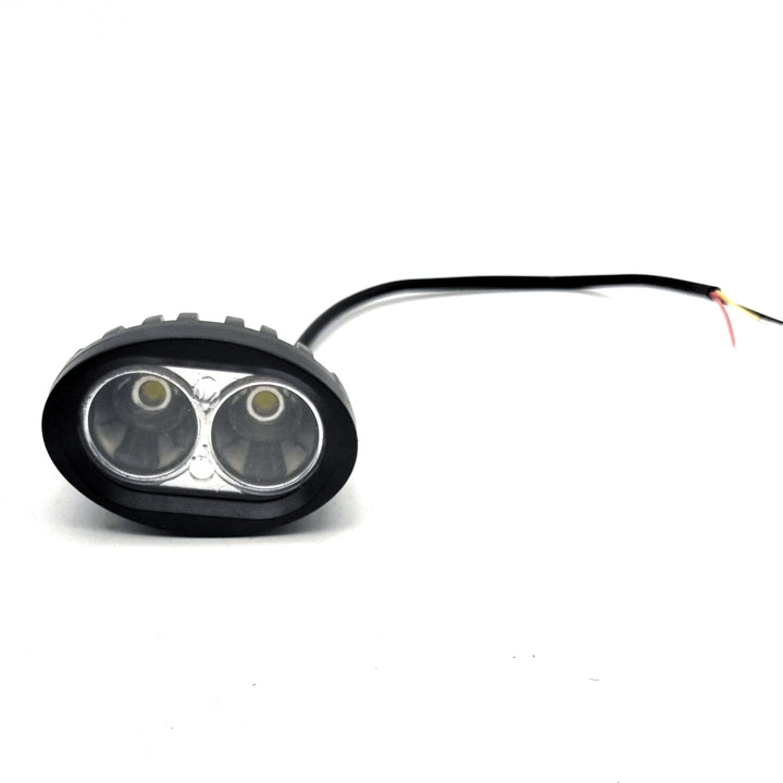 Mini Oval Shape 2 LED Spot Light White