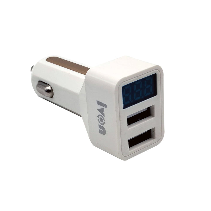 Digital Display Dual USB Ports Mobile Charger