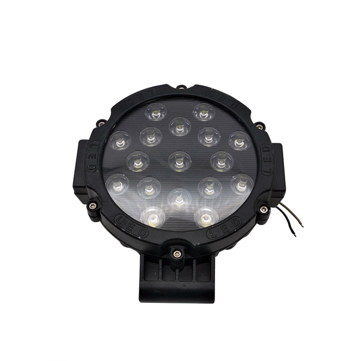 17 SMD LED Spot Light For High Visibility Matte Black White Light