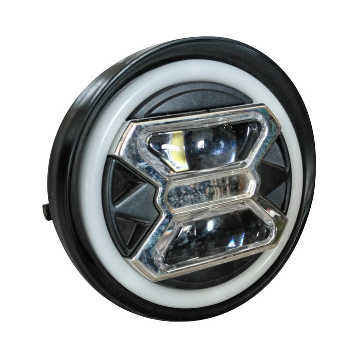 Bike 150cc Dual Projector Headlight With Neon Light