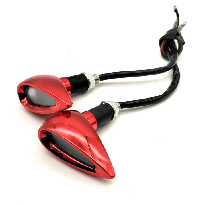 Bike Turn Signal Indicator Red Pair