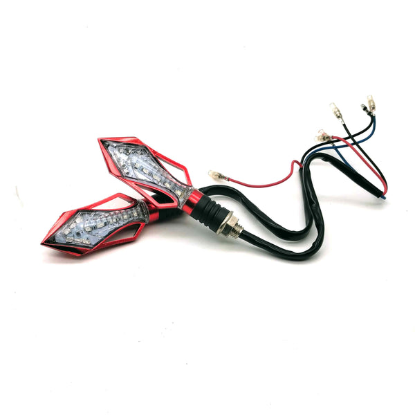 Bike Side Indicator Red And Blue Pair