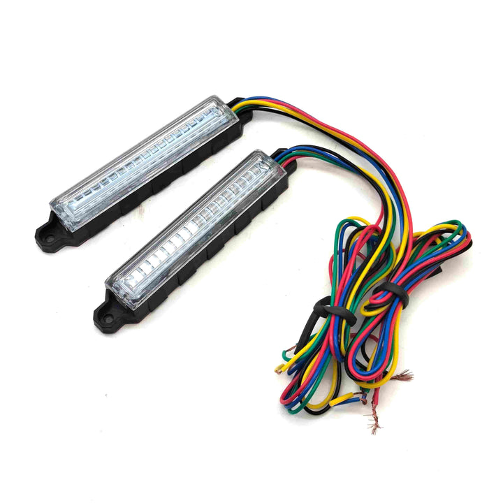 Knight Rider LED Flasher Light For Cars Red & Blue Pair