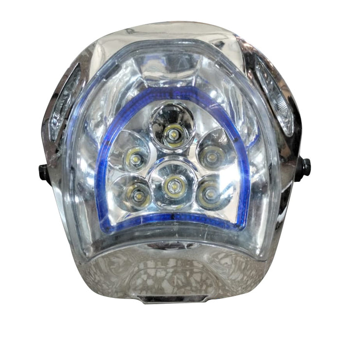 Bike 150cc 6 SMD Headlight With DRL And Parking