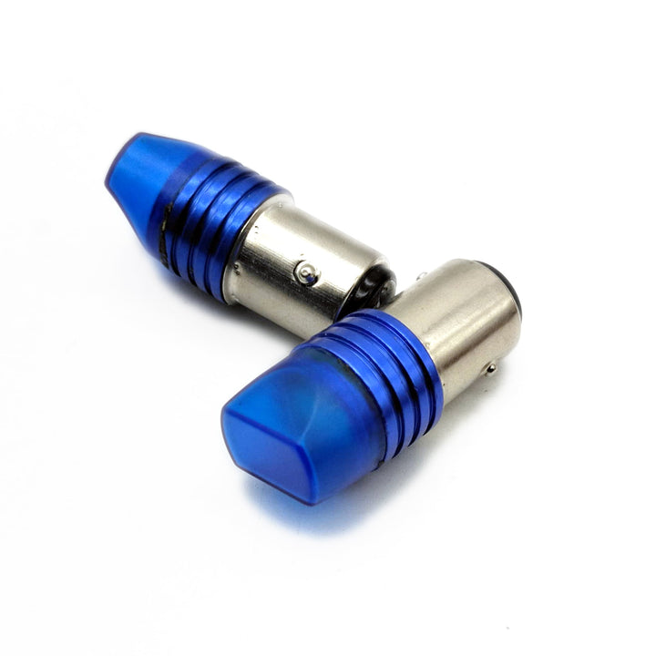 Bike Turn Signal Indicator Bulbs Pair Blue