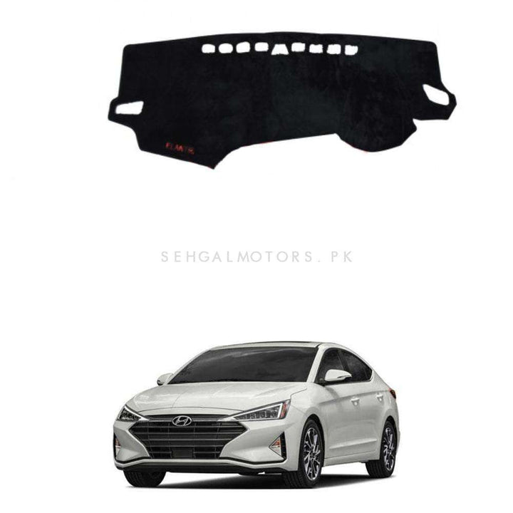 Hyundai Elantra Dashboard Carpet Black - Model 2021-2024