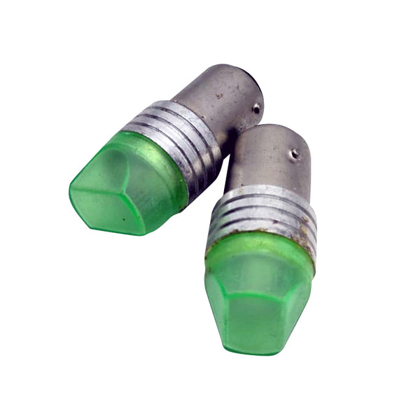 Bike Side Indicator Bulbs Green Pair 