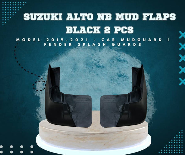 Suzuki Alto NB Mud Flaps Black 2 Pcs - Model 2019-2021