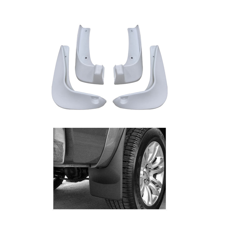 Suzuki Cultus NB Mud Flaps White 4 Pcs New Model - Model 2018-2021