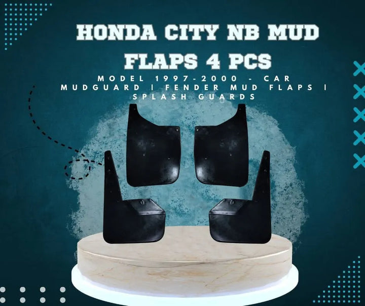 Honda City NB Mud flaps 4 Pcs - Model 1997-2000