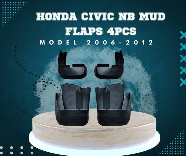 Honda Civic NB Mud Flaps 4Pcs - Model 2006-2012