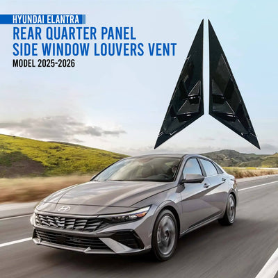 Hyundai Elantra Hybrid Rear Quarter Panel Side Window Louvers Vent