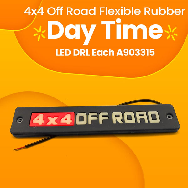 4x4 Off Road Flexible Rubber Day Time LED DRL Each A903315