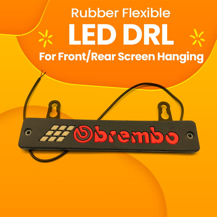 Rubber Flexible LED DRL For Front/Rear Screen Hanging A80331