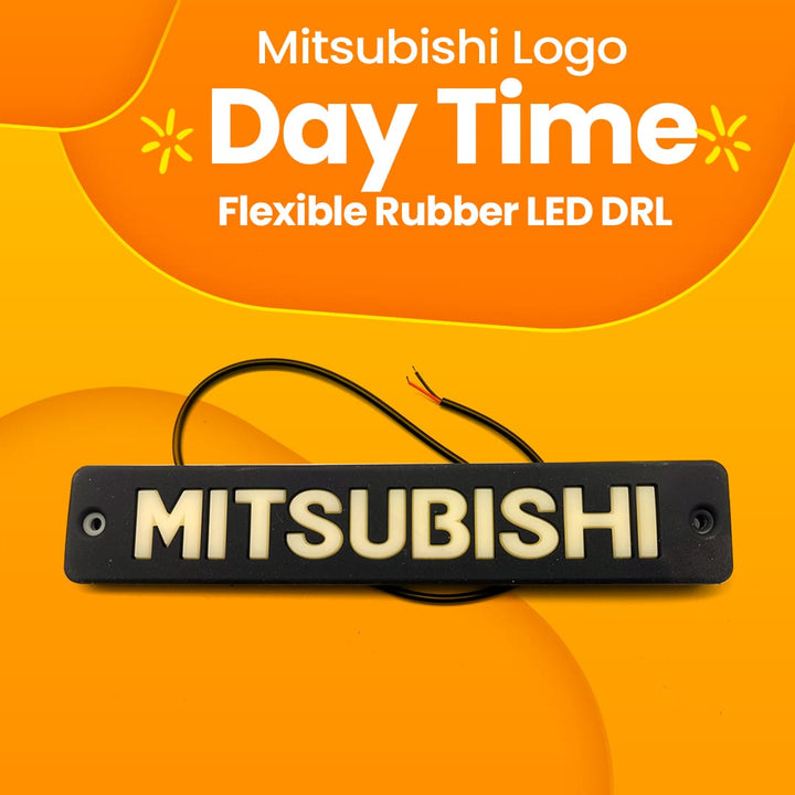 Mitsubishi Logo Flexible Rubber Day Time LED DRL - Each A903315