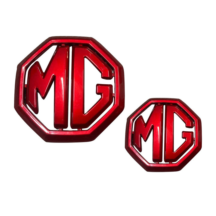 MG ZS Front and Rear Monogram Red 2PC - Model 2020-2021