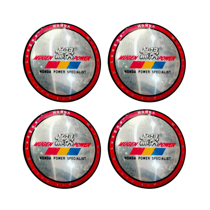 Mugen Wheel Cap Logo - 4 pieces