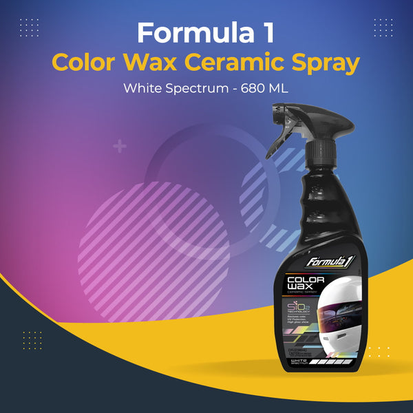 Formula 1 Color Wax Ceramic Spray White Spectrum - 680 ML