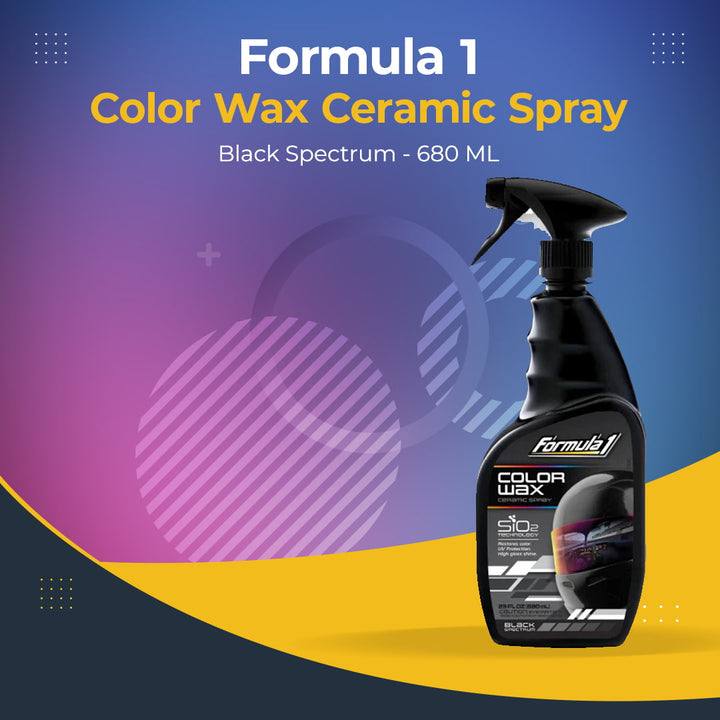 Formula 1 Color Wax Ceramic Spray Black Spectrum - 680 ML