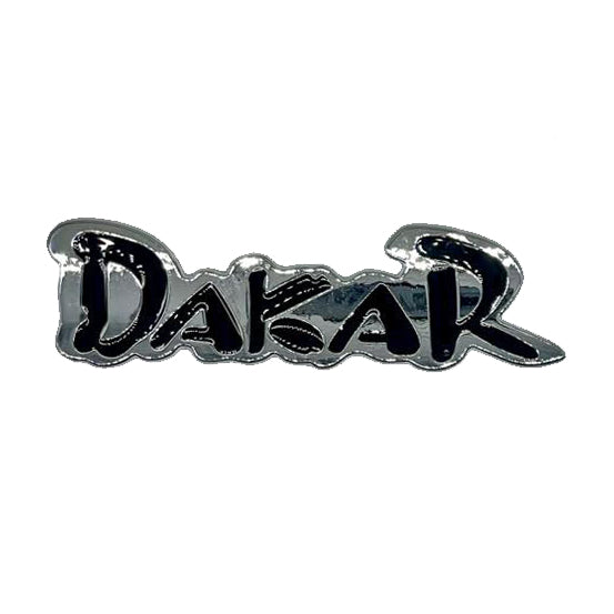 Dakar Emblem Black And Chrome Design - B