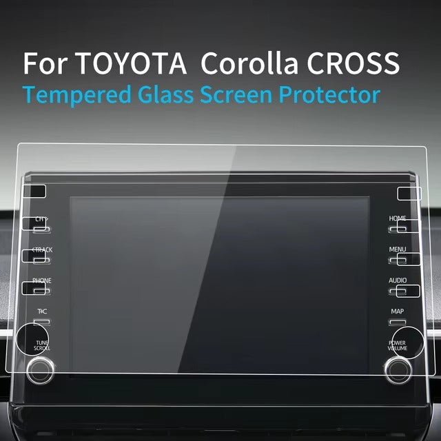 Toyota Corolla Cross Android LCD Glass Screen Protector Transparent