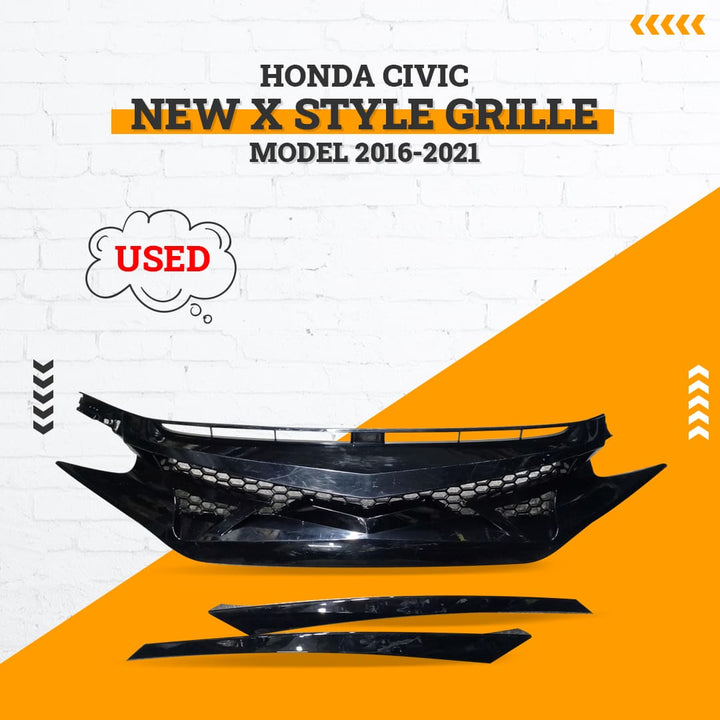 Used Honda Civic New X Style Grille - Model 2016-2021