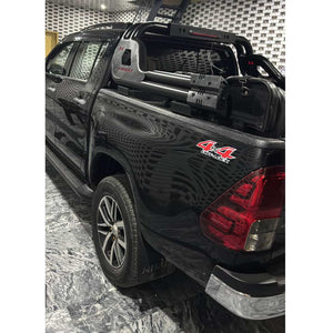 Hamer Double Pipe Full Bazooka Roll Bar - Hilux Vigo Revo Tiger Isuzu Dmax BYD Shark Jac T9 Machine Gun Style