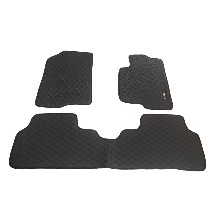 Honda Civic 7D Eco Floor Mat Black 3 Pcs - Model 2016-2023