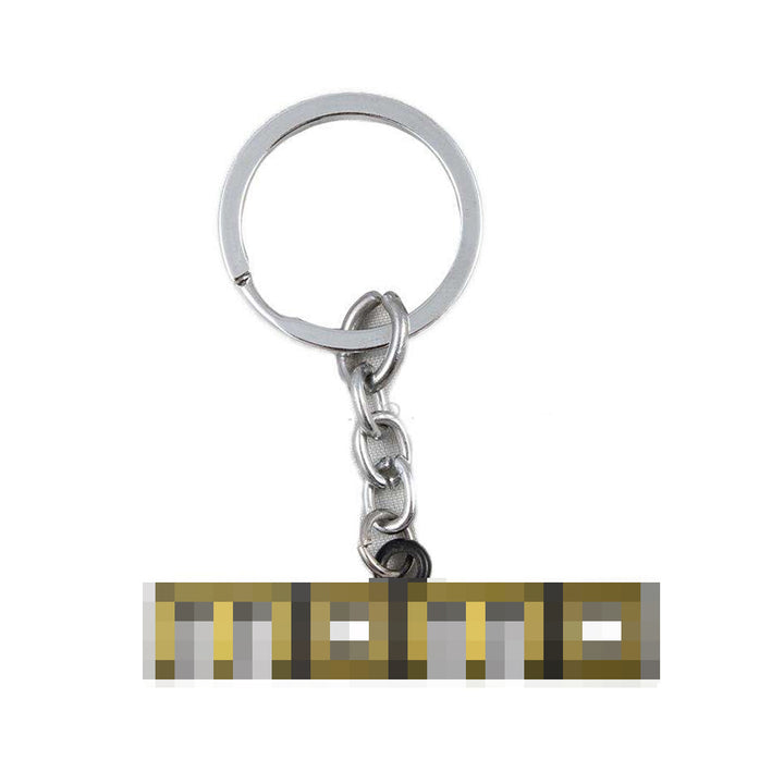 Momo Key Chain / Key Ring Yellow