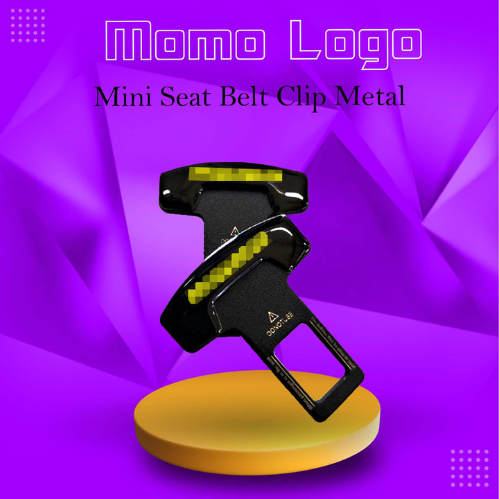 Momo Logo Mini Seat Belt Clip Metal