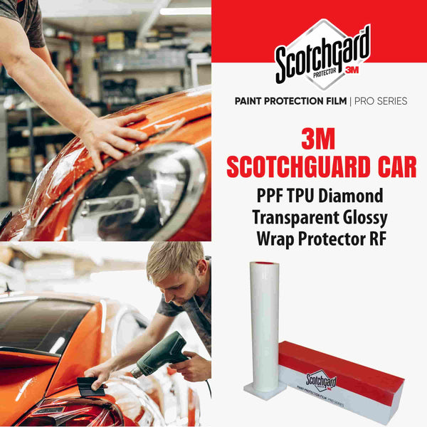 3M Scotchguard Car PPF TPU Diamond Transparent Glossy Wrap Protector RF