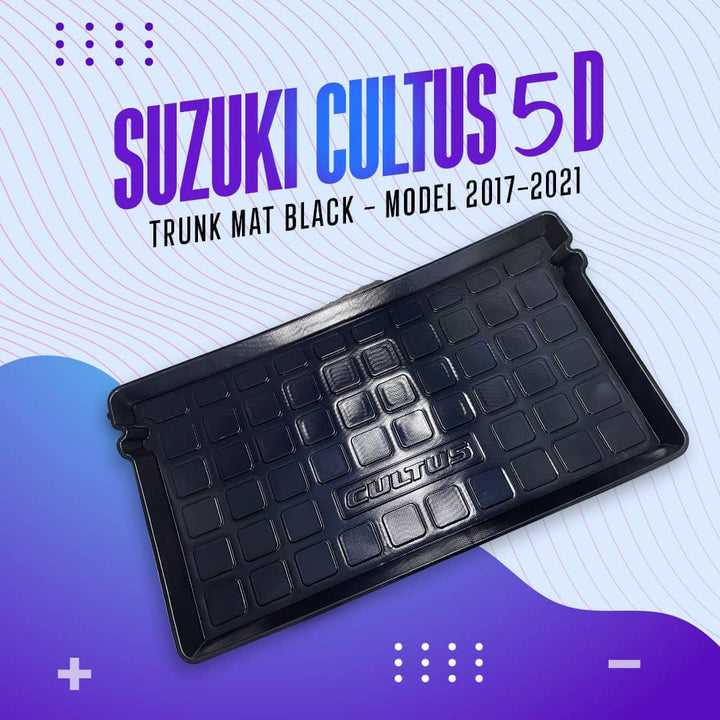 Suzuki Cultus 5D Trunk Mat Black - Model 2017-2021