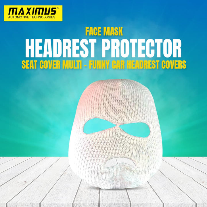 Face Mask Headrest Protector Seat Cover Multi