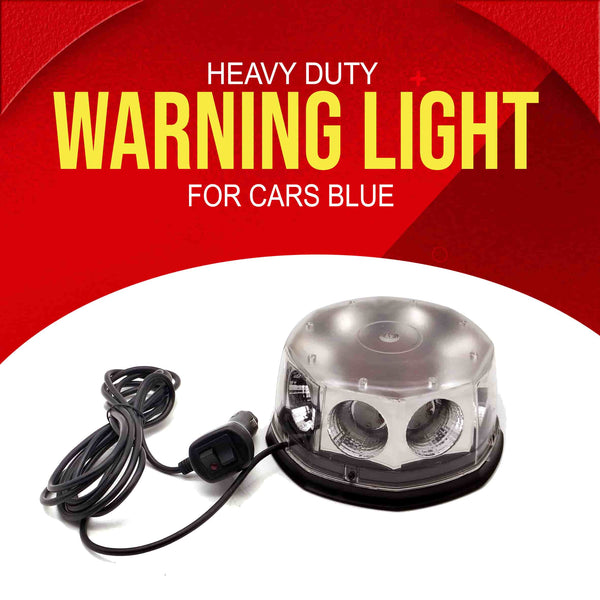 Heavy Duty Warning Light For Cars Blue