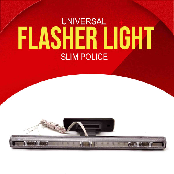 Universal Slim Police Flasher Light