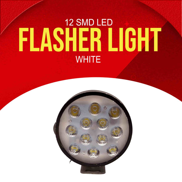 12 SMD LED Flasher Light White