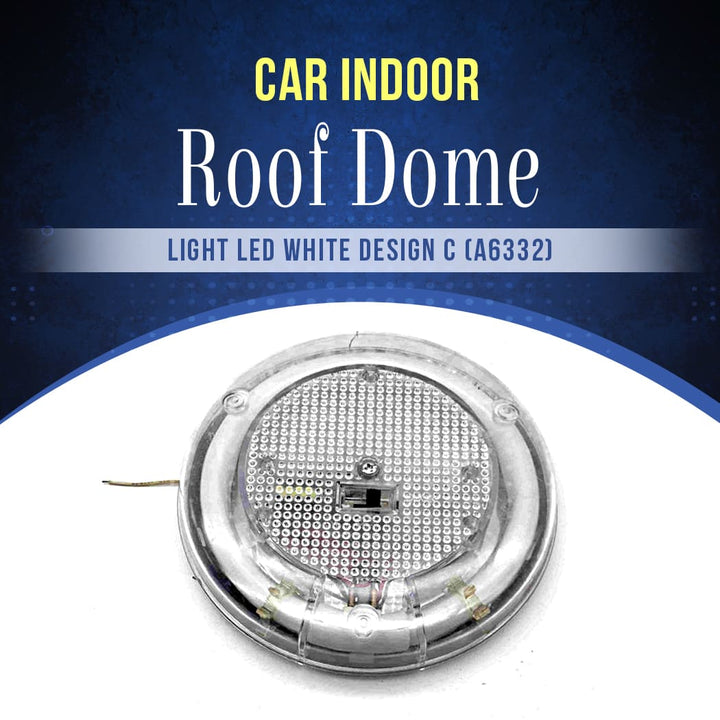 Car Indoor Roof Dome Light LED White Design C (a6332)