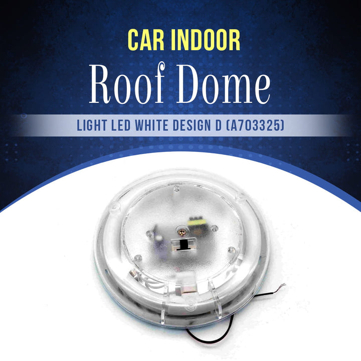 Car Indoor Roof Dome Light LED White Design D (a703325)