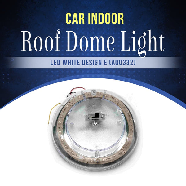 Car Indoor Roof Dome Light LED White Design E (a00332)