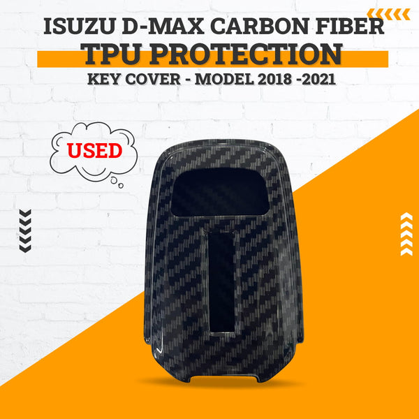 Used Isuzu D-Max Carbon Fiber TPU Protection Key Cover - Model 2018 -2021