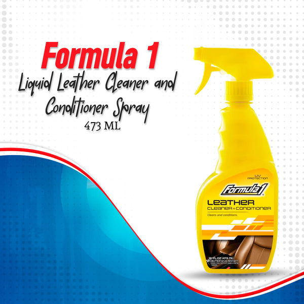 Formula 1 Liquid Leather Cleaner and Conditioner Spray 473 ML