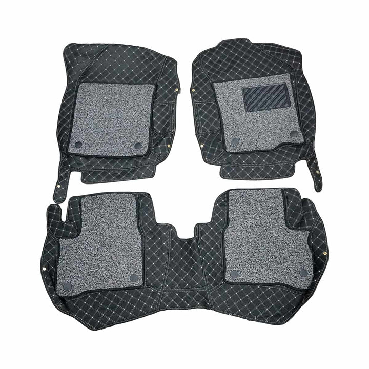 Suzuki Swift R 9D Floor Mats Mix Thread Black With Grey Grass - Model 2022-2023