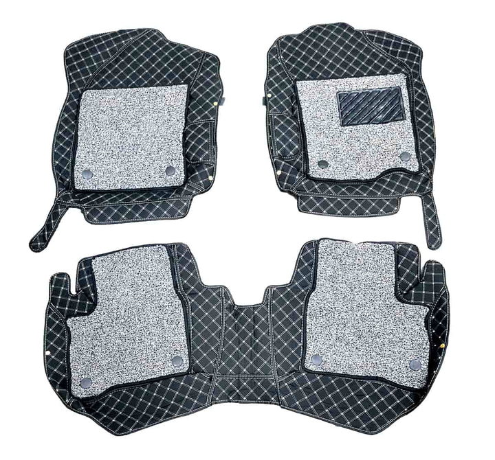 Suzuki Alto 9D Floor Mats Mix Thread Black With Grey Grass - Model 2019-2022