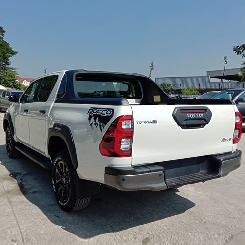 Toyota Hilux Rocco OEM Back Bumper - Chrome Gray