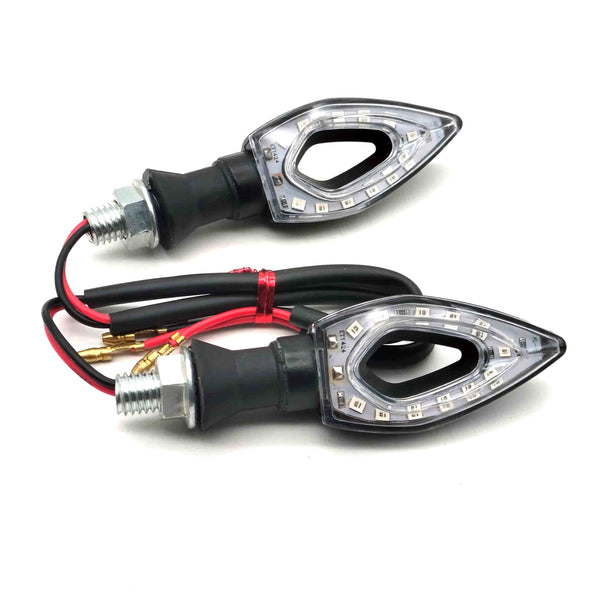 Motorcyle Bike Side Indicator Yellow - Pair